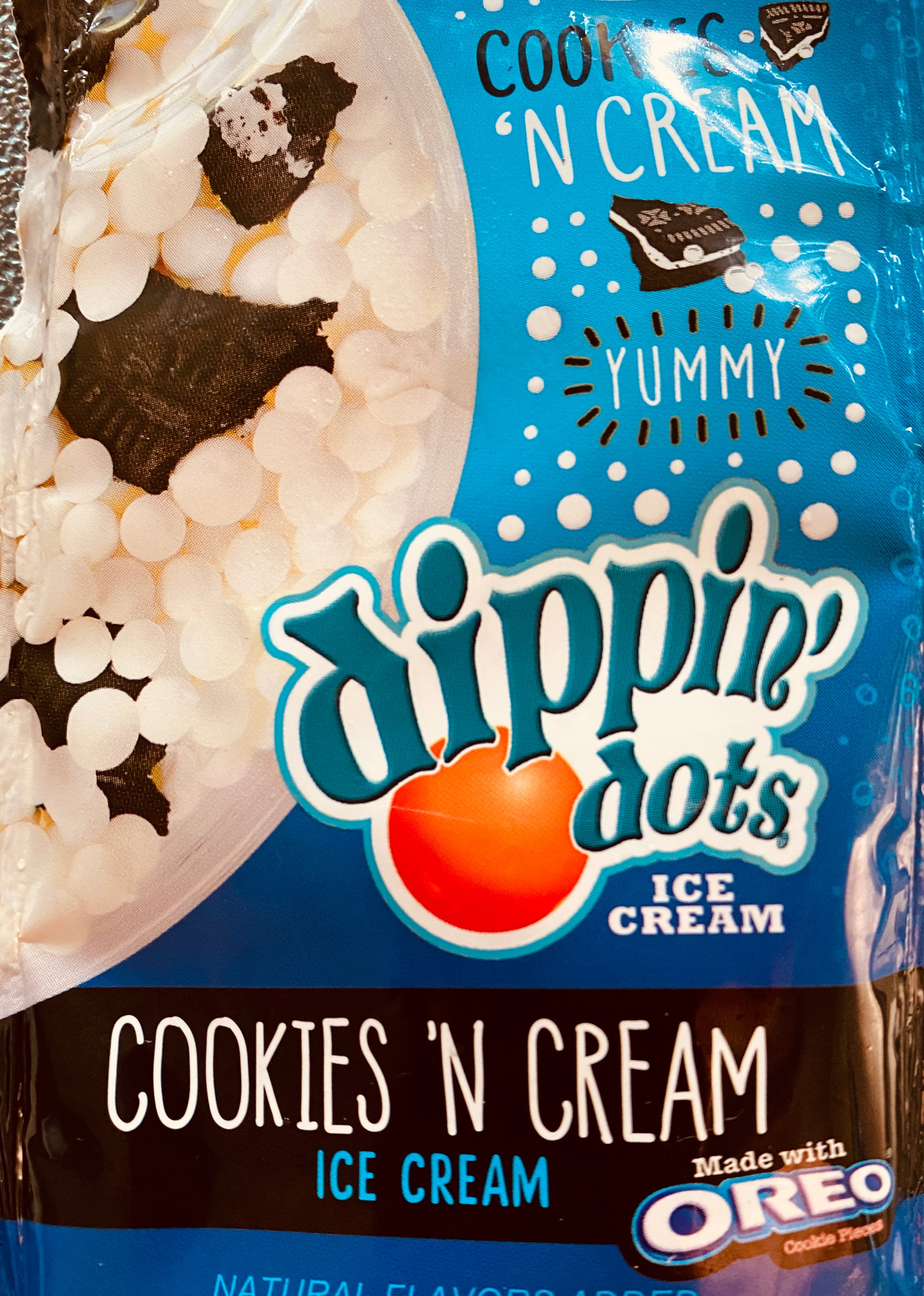 eyescream 　ans dotsloevner Cookies & Cream - Dippin' Dots | Jumbo Jelly Beans - Wakarusa Dime