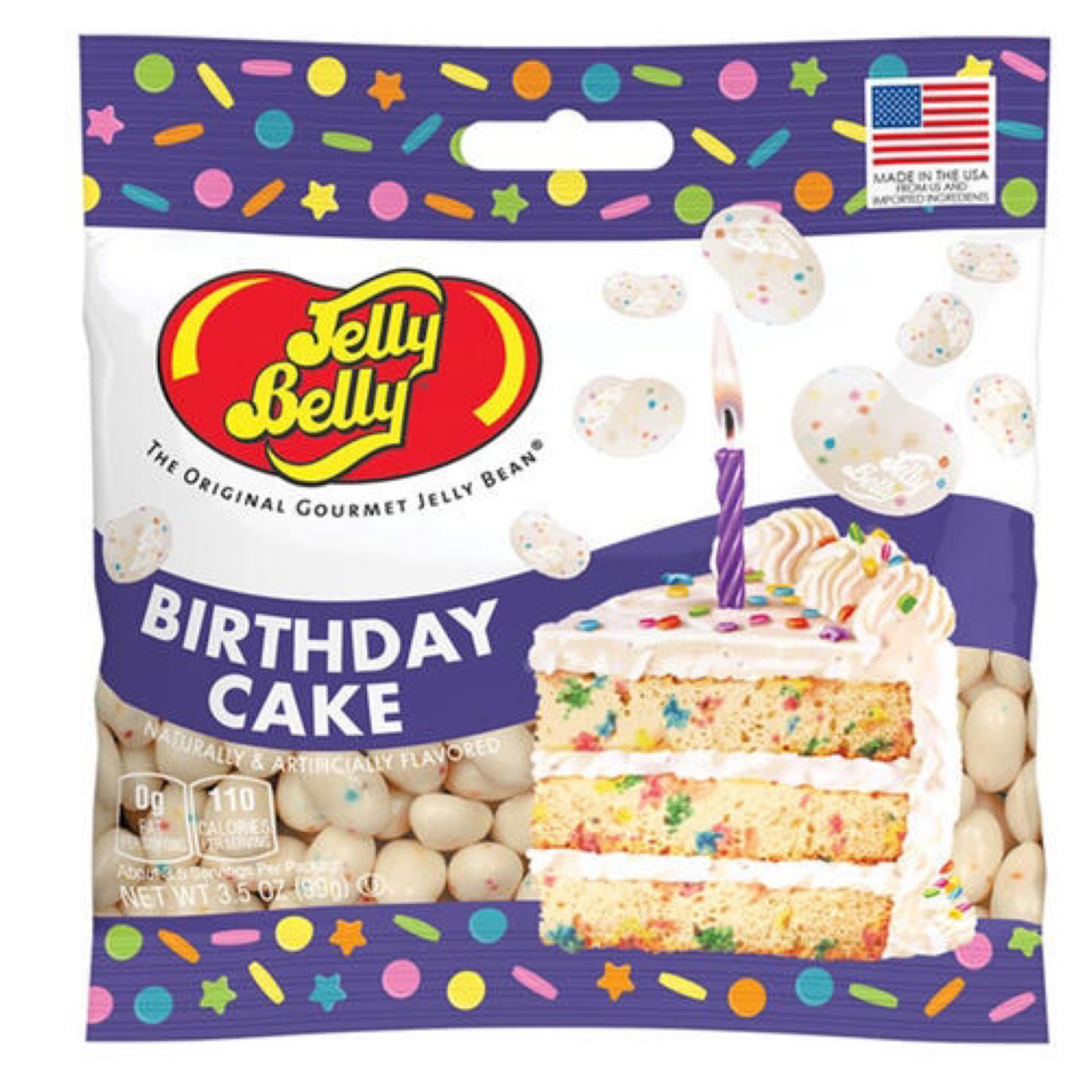 Jelly Belly Birthday Cake Grab N Bag 3.5 oz Jumbo Jelly Bean Corp.