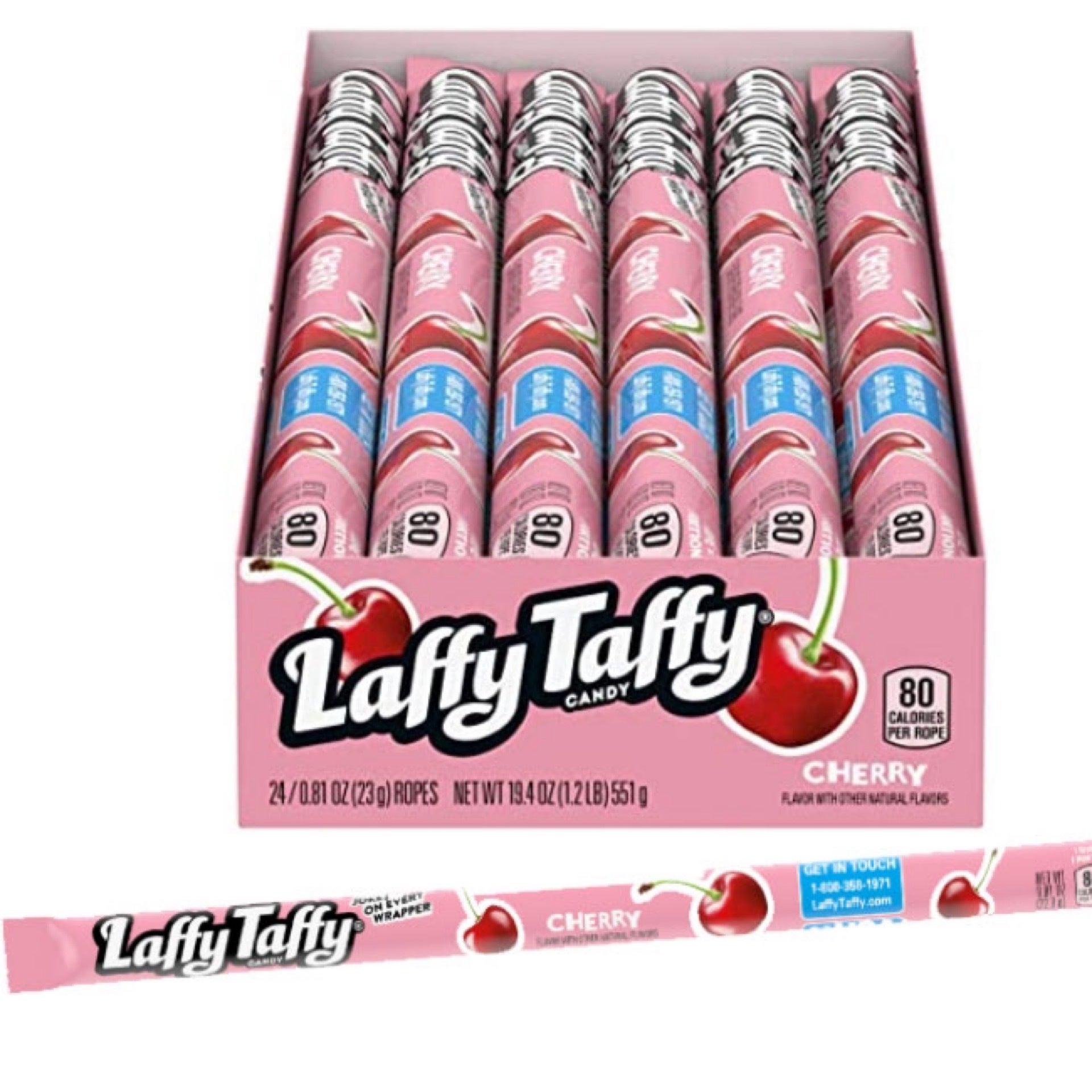 Laffy Taffy Cherry Rope Jumbo Jelly Bean Corp.