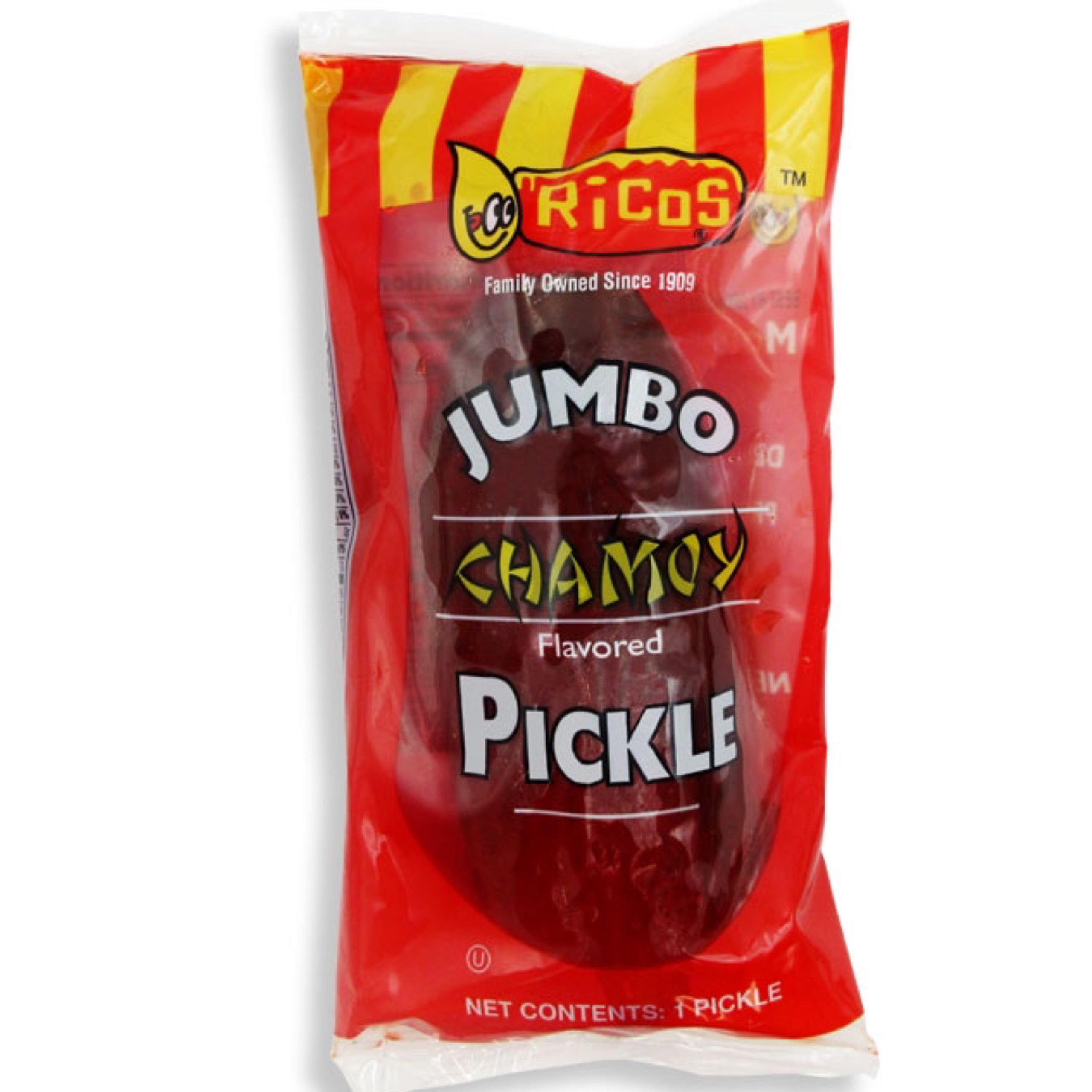 Rico’s Jumbo Chamoy Pickle In A Bag Jumbo Jelly Bean Corp.