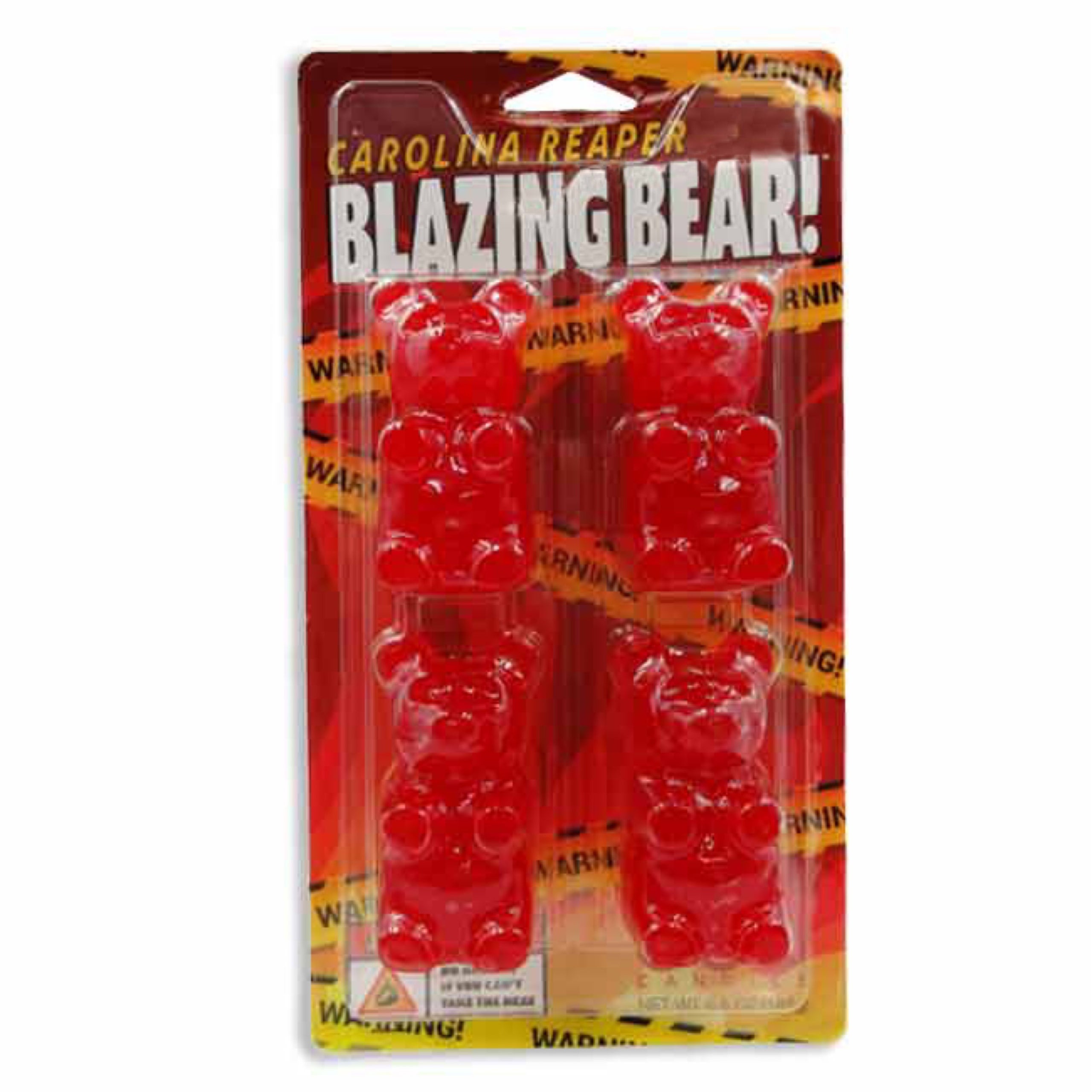 Carolina Reaper - Blazing Gummy Bear 4 pk | Jumbo Jelly Bean Corp.