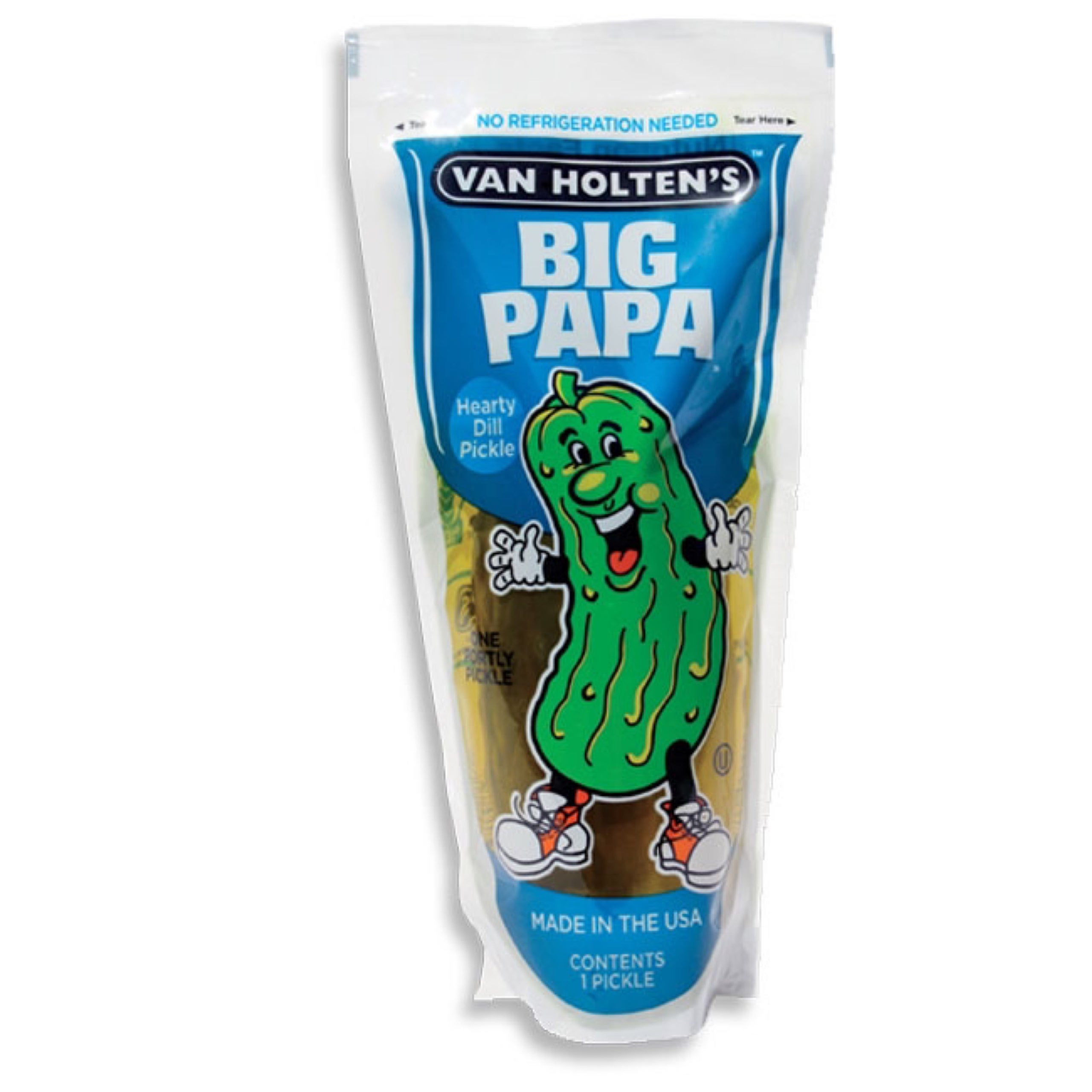 Van Holten’s - Big Papa Dill Pickle in a Pouch | Jumbo Jelly Bean Corp.