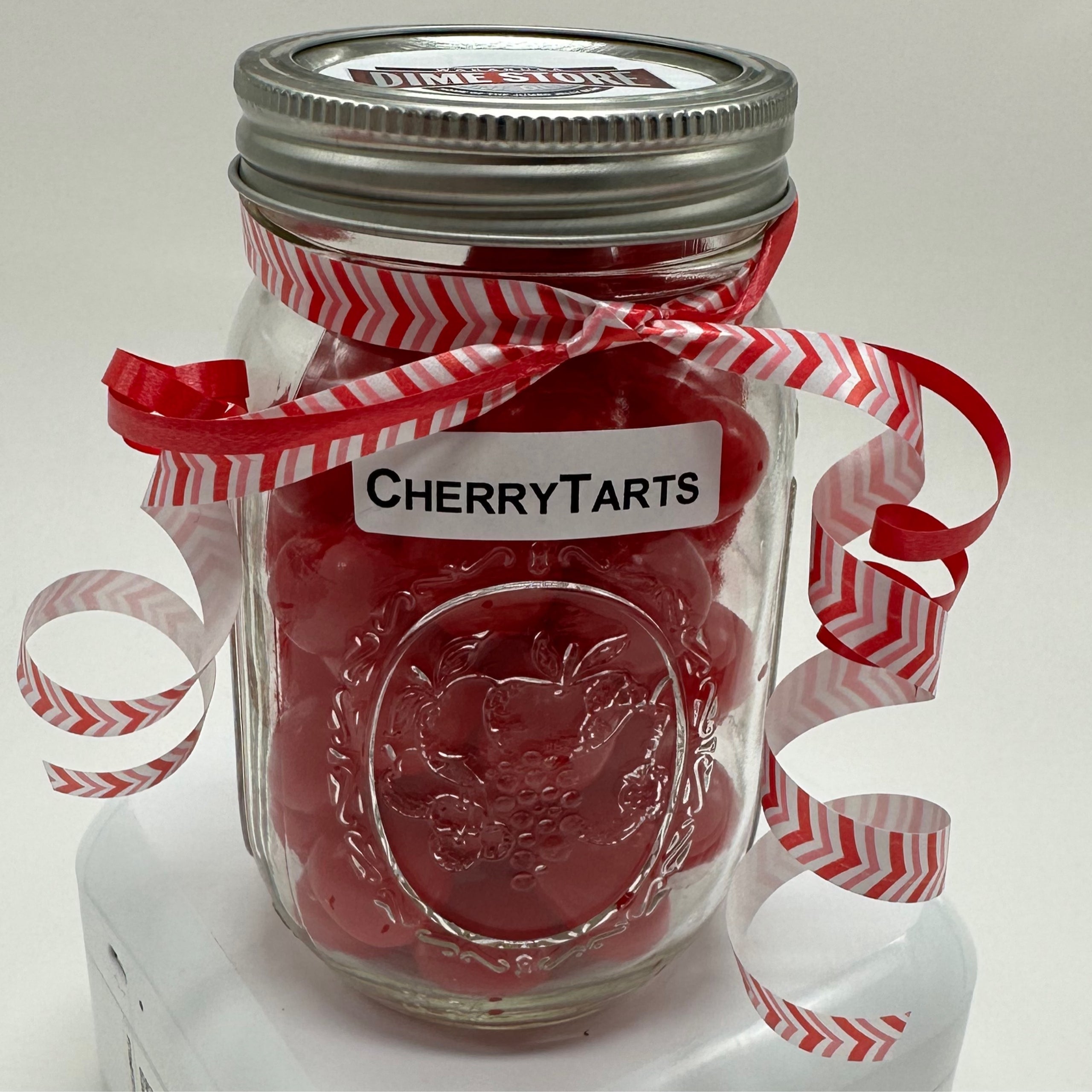 Jumbo Jelly Beans - Cherry Tarts Pint Gift Jar | Jumbo Jelly Bean Corp.