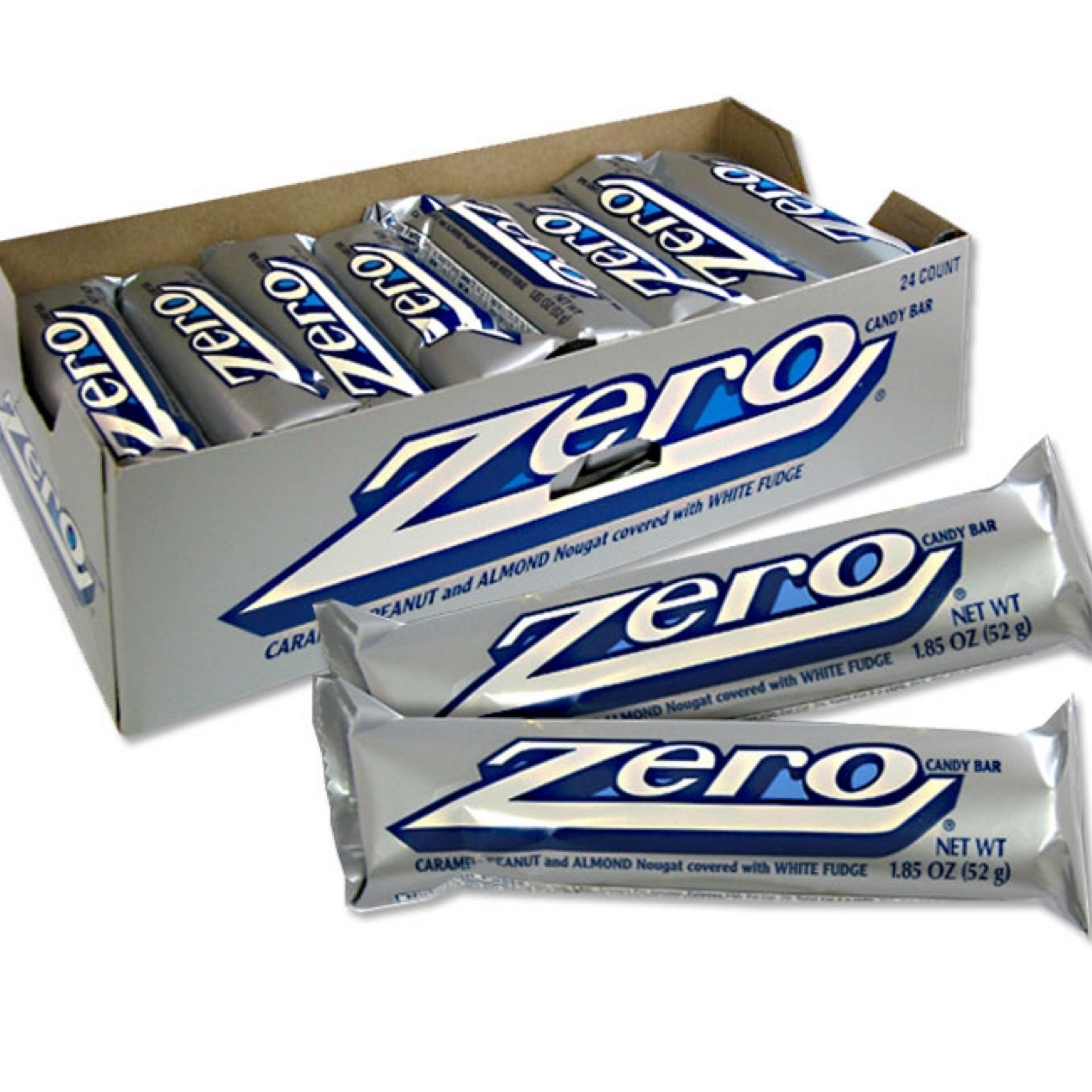 Zero Candy Bars can be enjoyed at room temperature or frozen. Jumbo