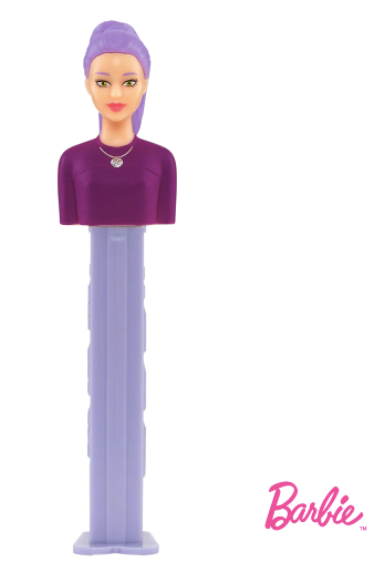 Barbie Purple Hair PEZ | Jumbo Jelly Bean Corp.